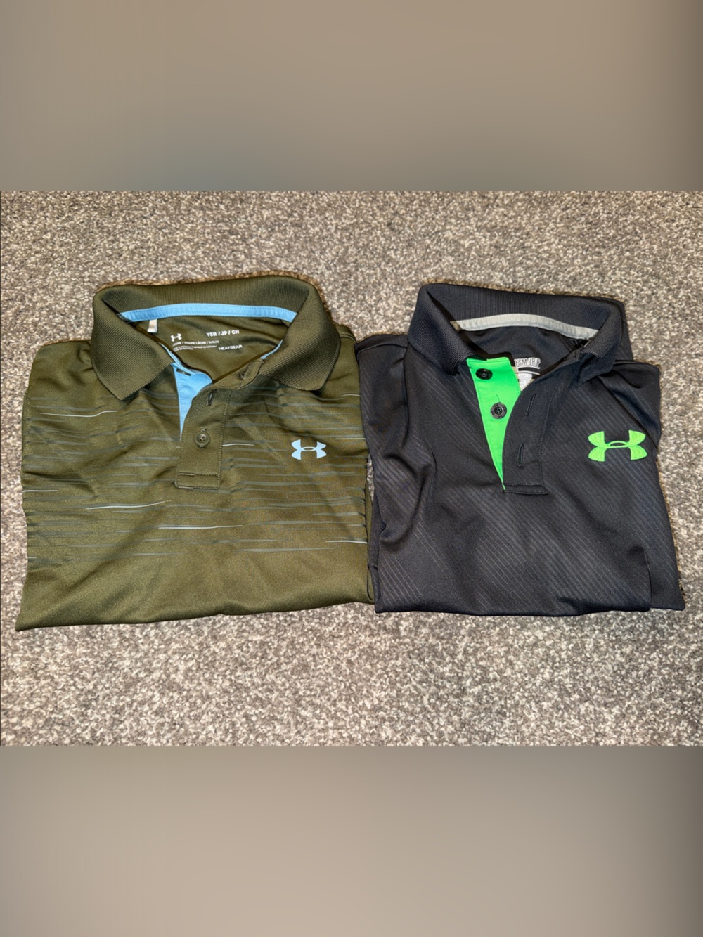 Under Armour Boys Polo Duo — size small